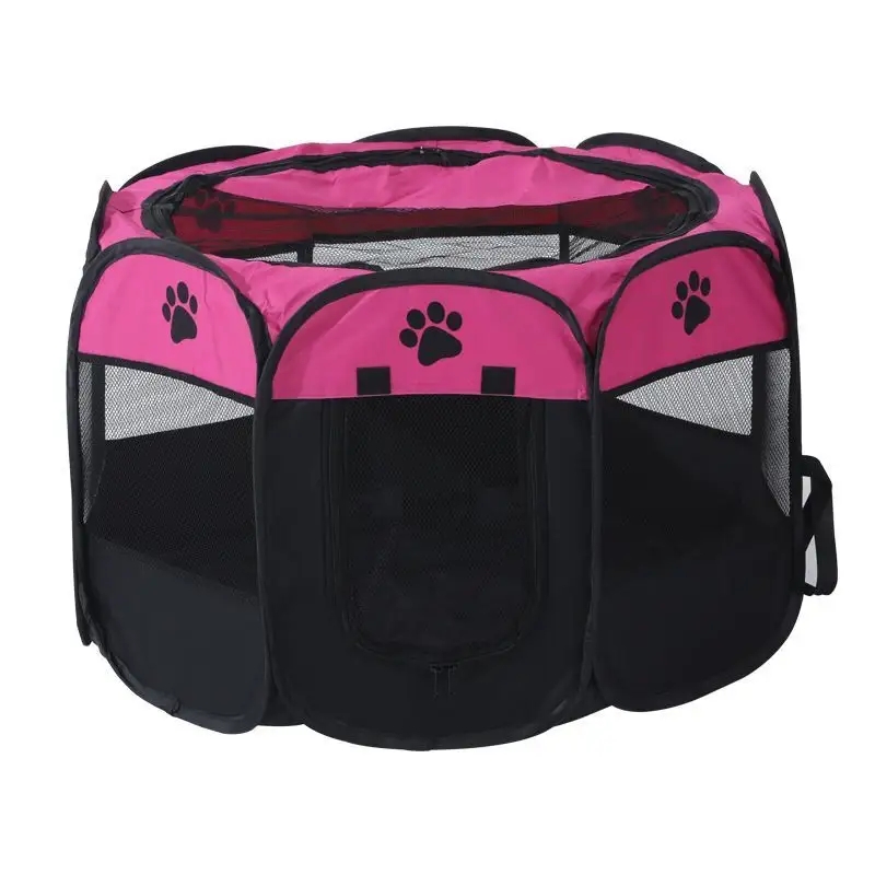 Manufacturer wholesale 2023 Mesh Shade Cover Removable collapsible pet cages carriers houses large k