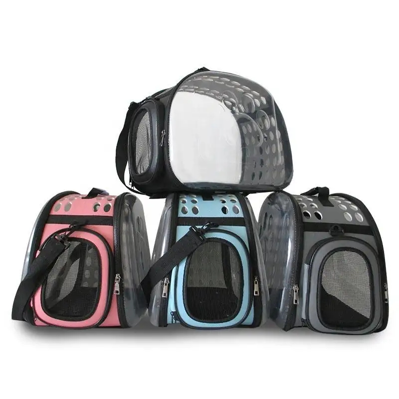 Hot Sale Fashion Animals Detachable Dog House Transparent Pet House Breathable Portable Cat Bag