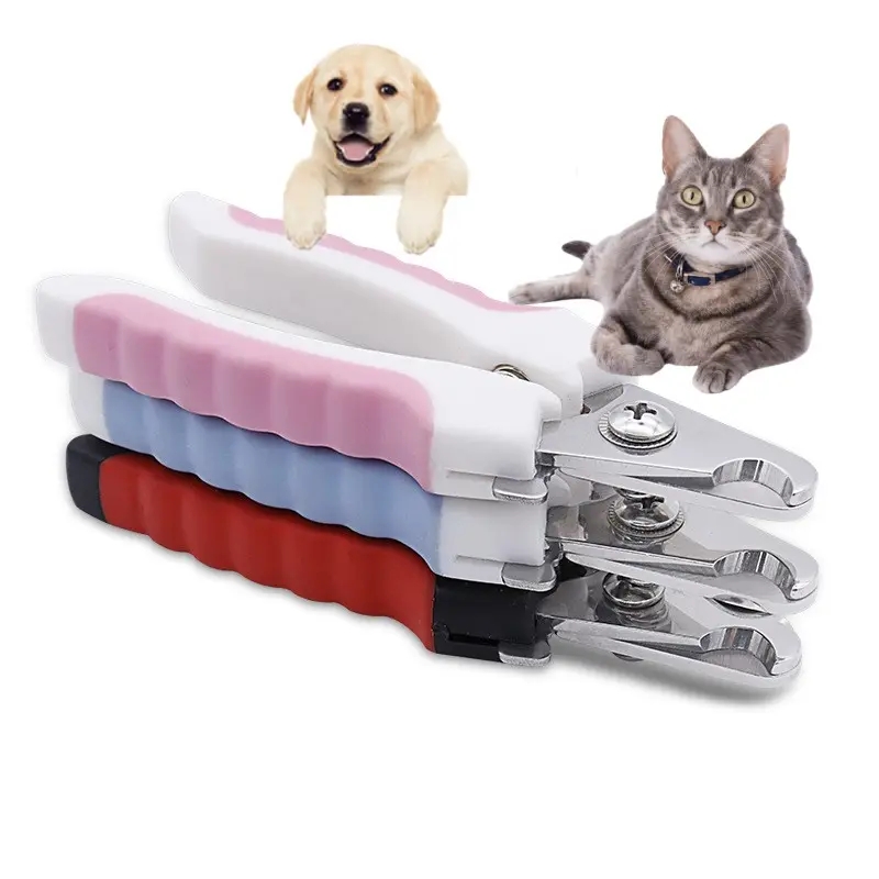 Pet Nail Trimmer Products Accessories Sharp Safety Cat Dog Nail Clipper with Nail File