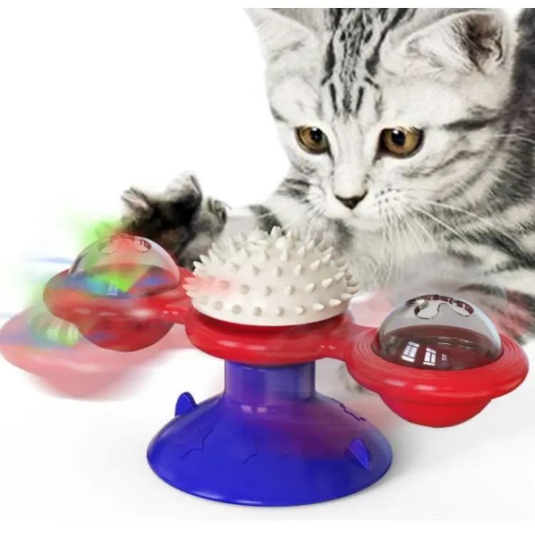 Manufacturer shanghai pet toys cat toy Glowing Suction Cup mint lick funny cat mint games pet toys
