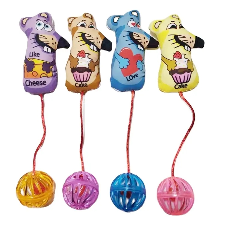 Manufacturer wholesale pet Christmas educational toys Interactive small bell ball funny pet toy