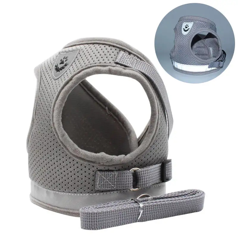 Custom Towing Hooks Safer Summer Cooling Breathable Adjustable Mesh Polyester Reflective Pet Vest Sm