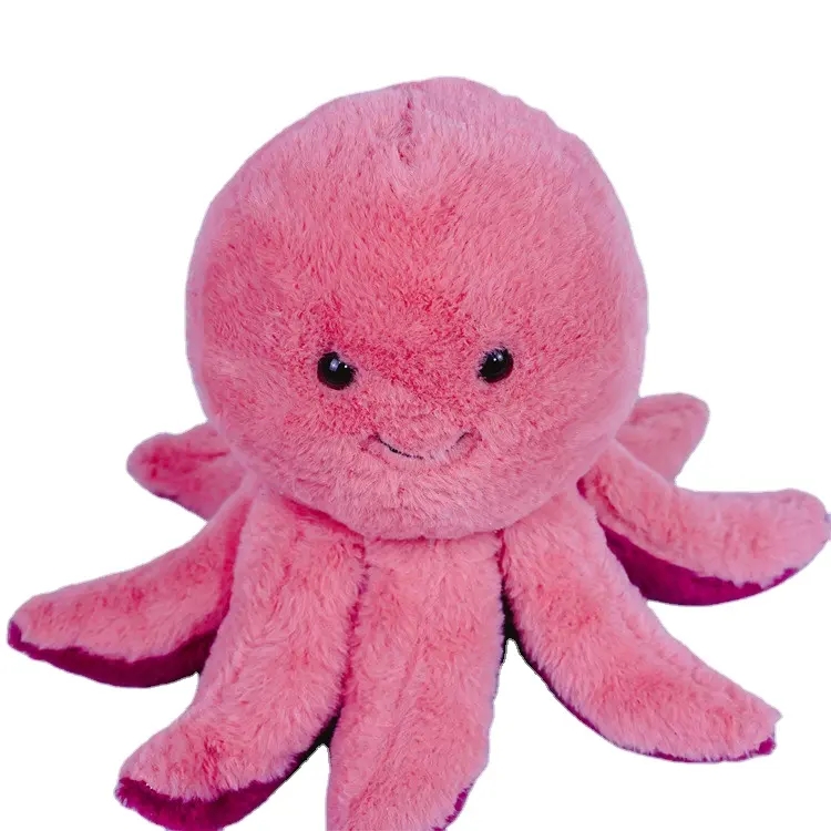 Shanghai Manufacturer wholesale eco friendly cartoon octopus pet plush fluffy vocal dog toys