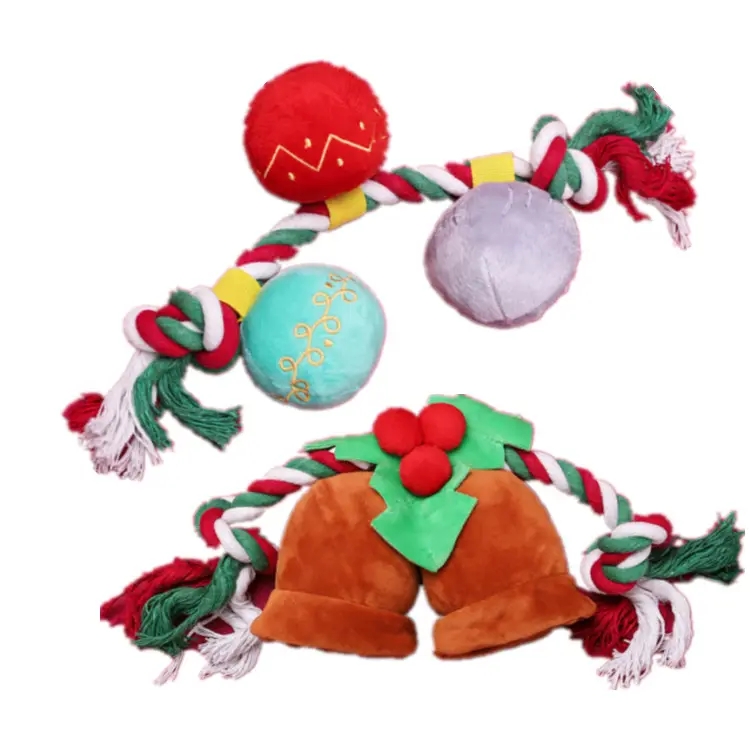 Manufacturer wholesales high quality 2023 Christmas soft cute dog toy plush playing toys pet