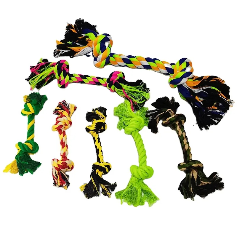 Manufacture Wholesale Eco Friendly Iq Training Tug Rope Interactive Bites Chew Dog Toy Set Chew Toys