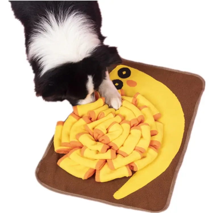 2023 new Enrichment Smell Training Slow Eating Stress Relief Interactive Snuffle mat Puzzle Toys for