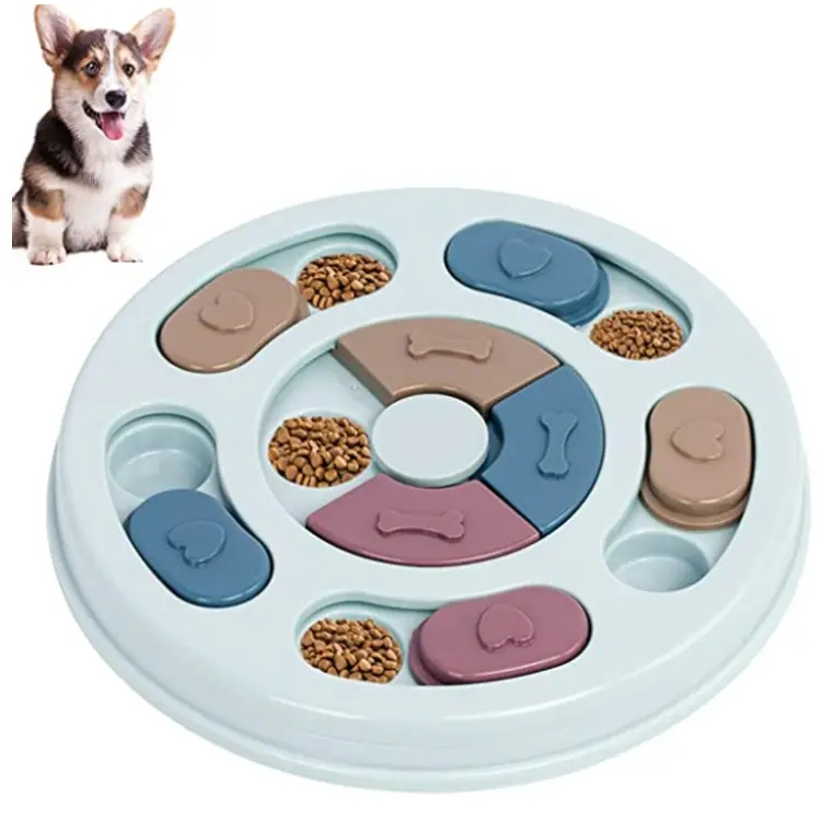 Factory wholesale custom IQ training dog training puzzle slow feeder toys interactive dog toys