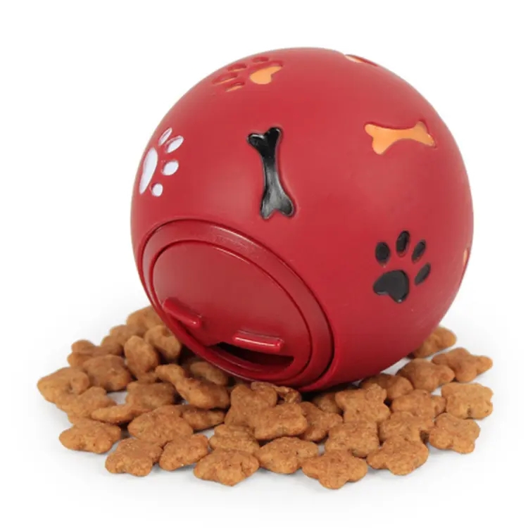 China Manufacturer Wholesale pet toys TPR pets dog food leaker puzzle game balls
