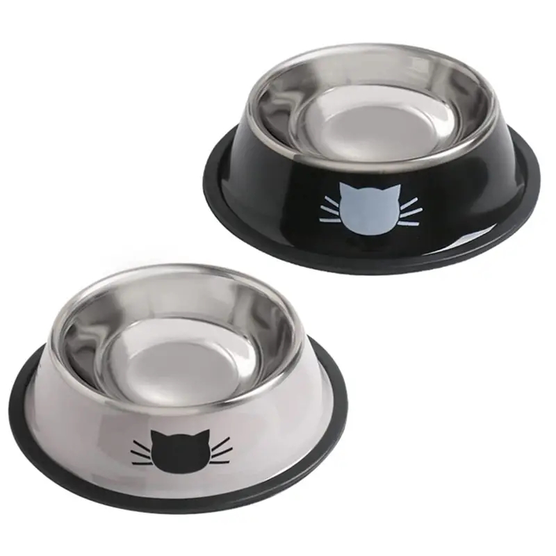 Manufacture Wholesale Hot Sale Custom Logo ODM Feeder Double Wall Stainless Steel Dog Pet Bowl