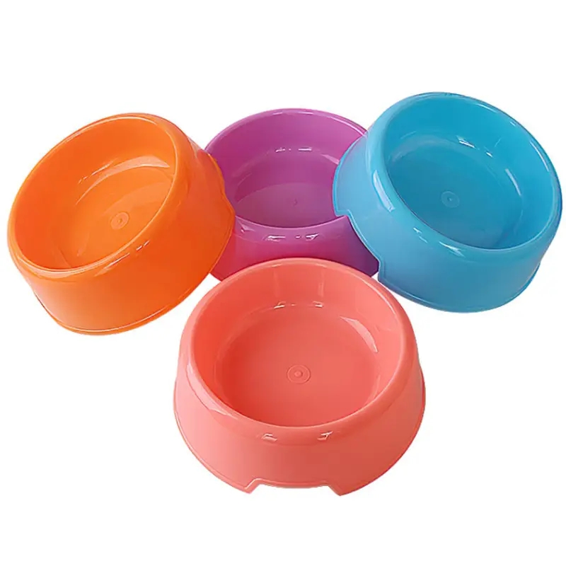 Wholesale custom pet bowls & terrazo feeders plastic eco friendly dog cat pet bowl