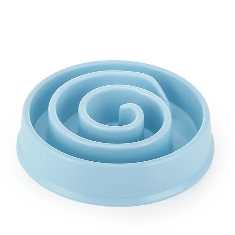 Manufacture wholesale multi color custom smart plastic puzzle slow feeder food pet bowl 2 - 29 piece