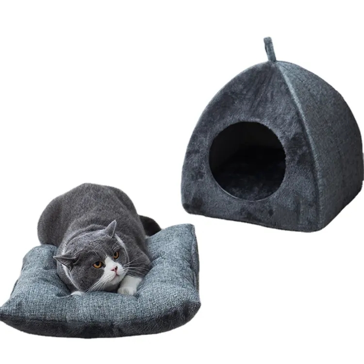 China manufacturer wholesale dog beds custom indoor cat house dog cave bed for dog