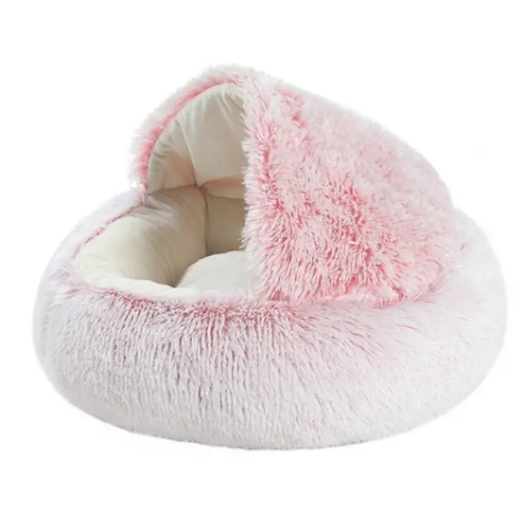 Manufacturer wholesale cheapest faux fur warm pet dog animal house bed for dog