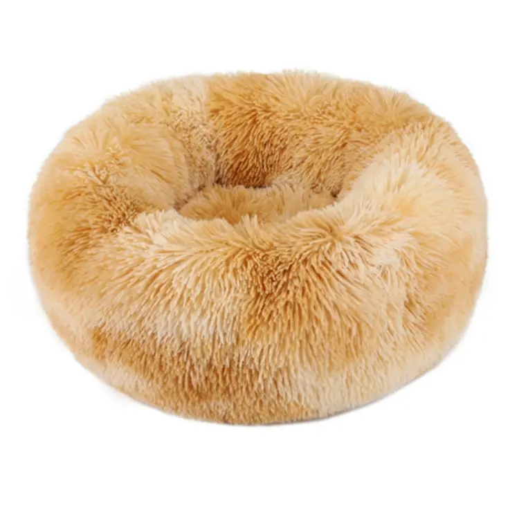 Manufacturer wholesale 2023 hot sale non slip faux fur warming winter luxury pet dog beds