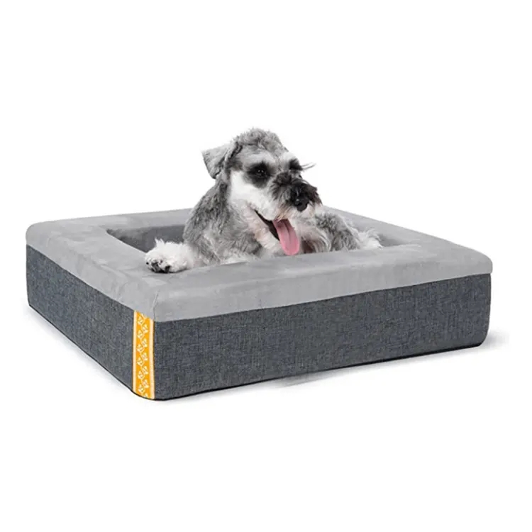 Jiangsu manufacturer wholesale custom luxury removable dog bed orthopedic memory foam